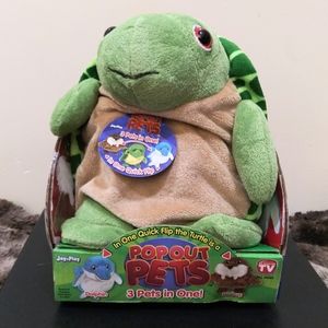 Pop Out Pets 3 in One Turtle Dolphin Walrus